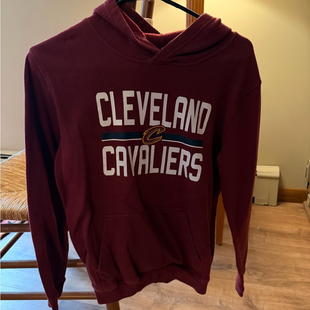 NBA Cleveland Cavaliers Maroon Hoodie YOUTH LARGE 14/16